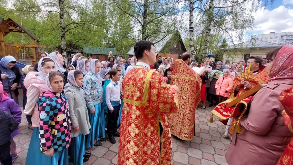 Детская Литургия в храме святителя Тихона Детская Литургия в храме святителя Тихона