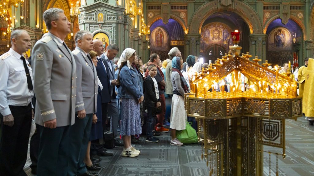 Божественная литургия в Главном храме Вооруженных Сил РФ в день медицинского работника Божественная литургия в Главном храме Вооруженных Сил РФ в день медицинского работника