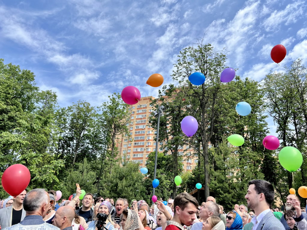 Престольный праздник храма иконы Божией Матери «Умягчение злых сердец» в Бачурине. Крестный ход Престольный праздник храма иконы Божией Матери «Умягчение злых сердец» в Бачурине. Крестный ход