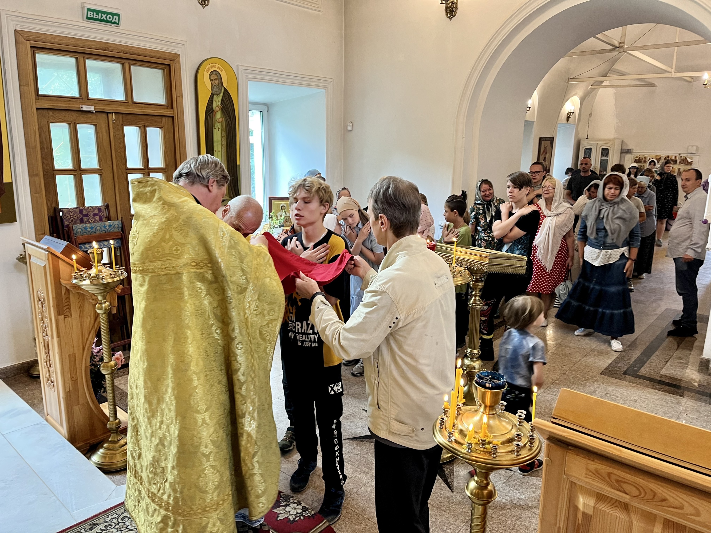 Праздник Св. апостолов Петра и Павла в летнем лагере