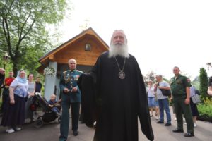 Освящение воинского храма в Ватутинках Освящение воинского храма в Ватутинках