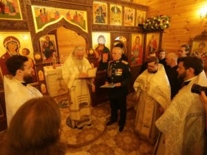 Освящение воинского храма в Ватутинках Освящение воинского храма в Ватутинках