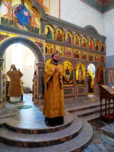 23 июля в день памяти прп. Антония Печерского митрополит Каширский Феогност совершил Божественную литургию в храме Живоначальной Троицы в Троицке 23 июля в день памяти прп. Антония Печерского митрополит Каширский Феогност совершил Божественную литургию в храме Живоначальной Троицы в Троицке