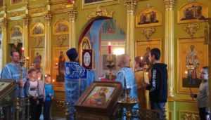 Детская Литургия в храме святителя Николая  Мирликийского в с. Никольское