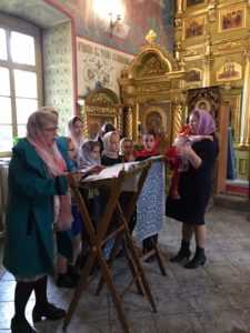 Детская Литургия в храме святителя Николая  Мирликийского в с. Никольское