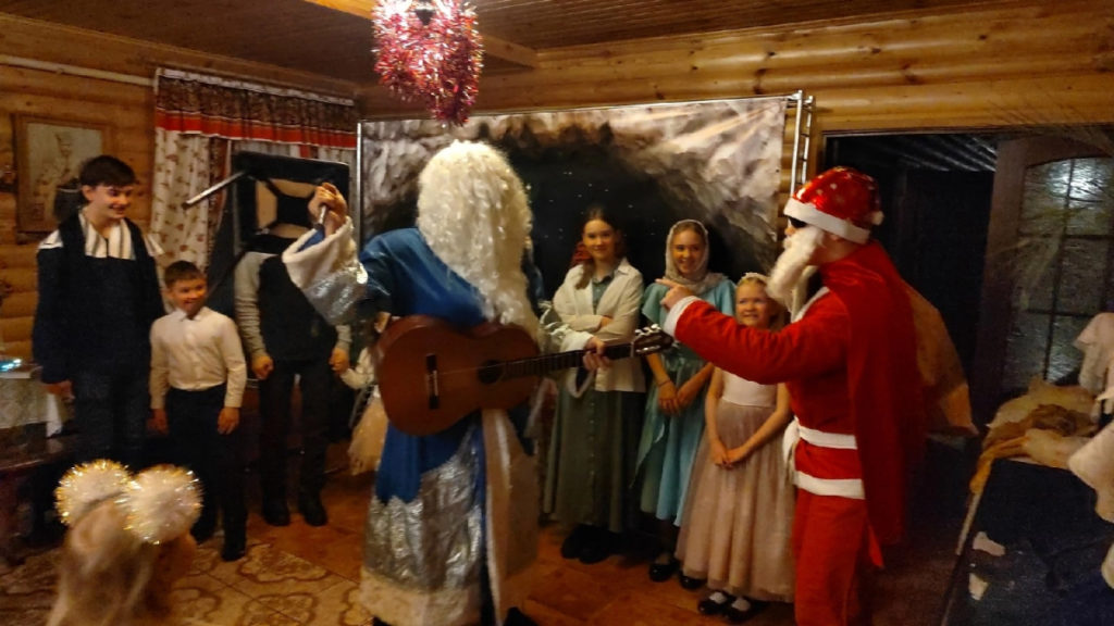 Рождественский праздник в селе Троицкое