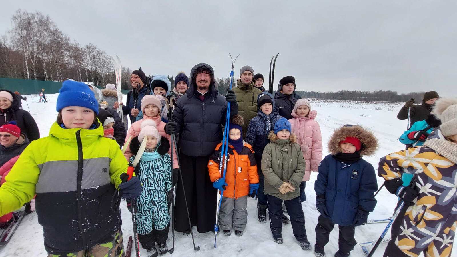 Престольный праздник строящегося храма прп. Серафима Саровского в п. Марьино Престольный праздник строящегося храма прп. Серафима Саровского в п. Марьино
